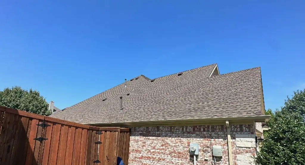Completed roof replacement project in Beatrice